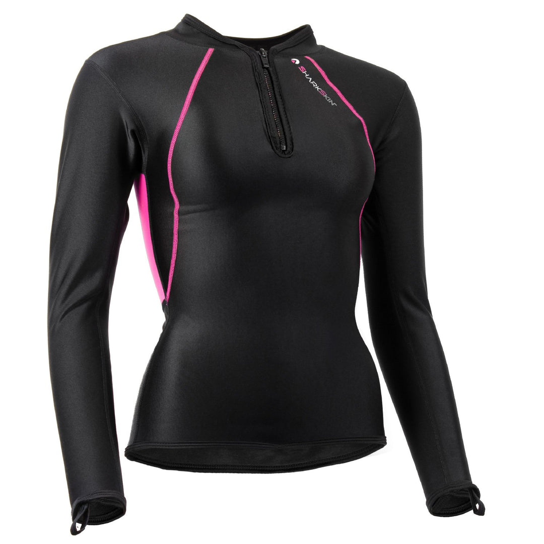 Chillproof Long Sleeve Women Black/Pink