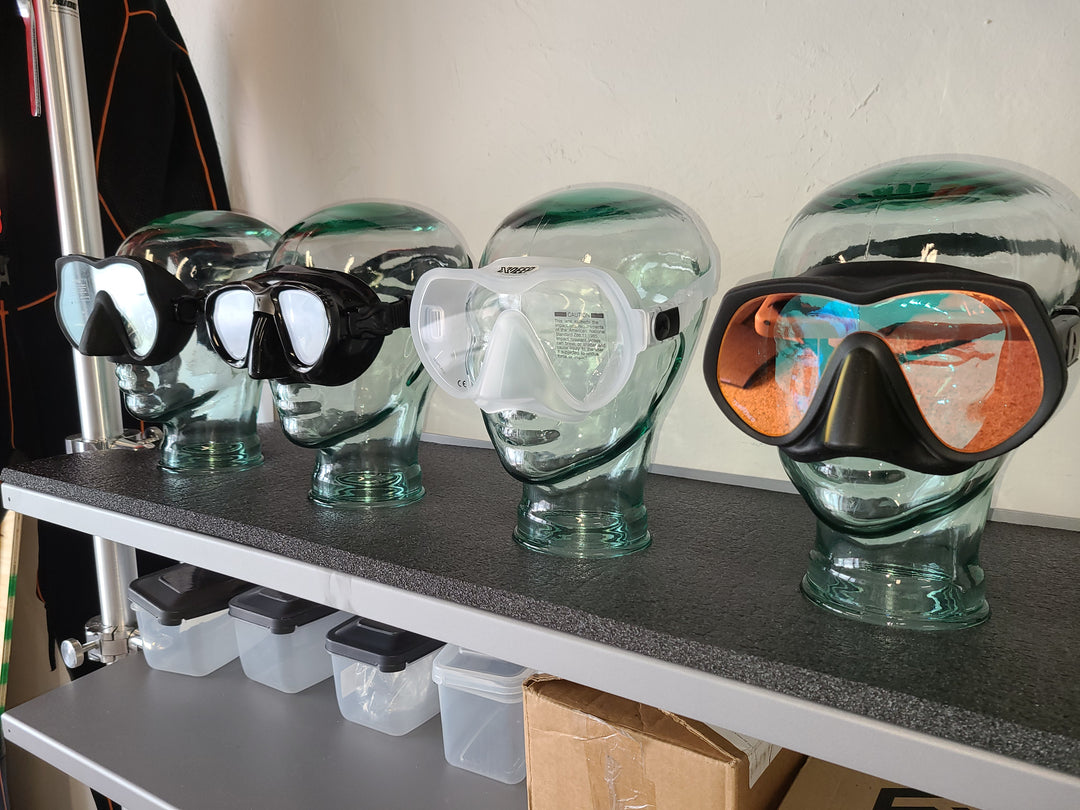 Glass Display Heads for Retail