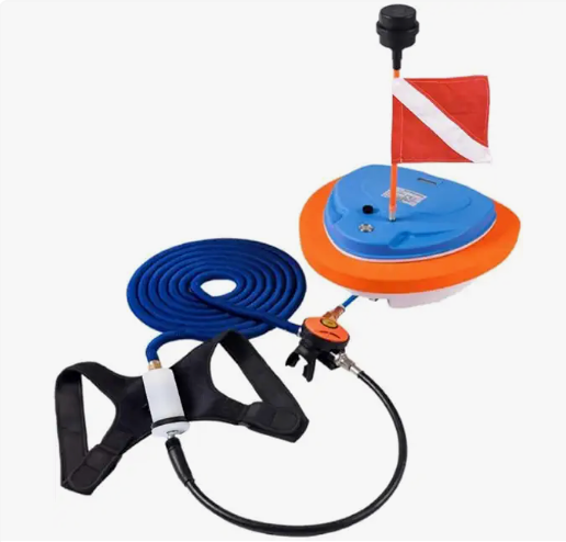 scuba diving hookah system