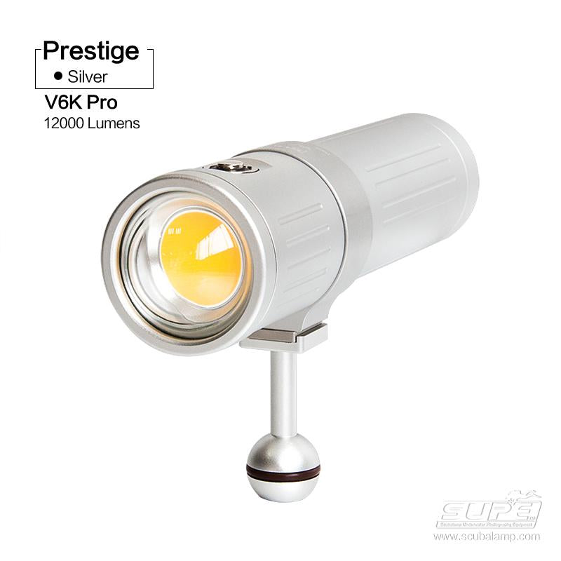 V6K.II PRO (12,000 lumens) - Our Favorite Professional Light w/ Extended Battery