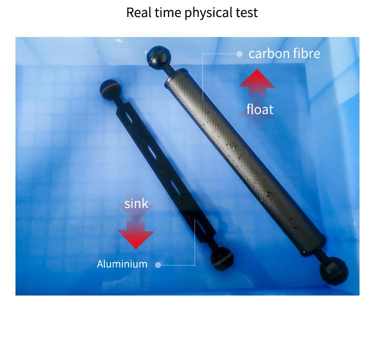 Carbon Fiber Tray Arms - 10 & 12 inch (Positive Buoyancy)