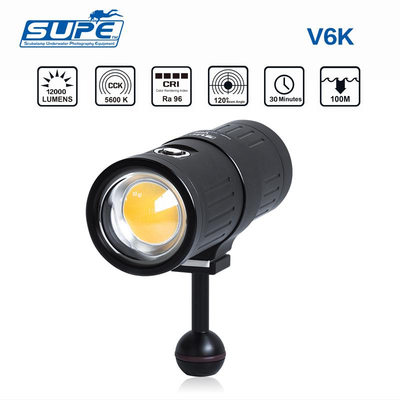 V6K v2 -12,000 lumens Powerful Video Light in Travel Package