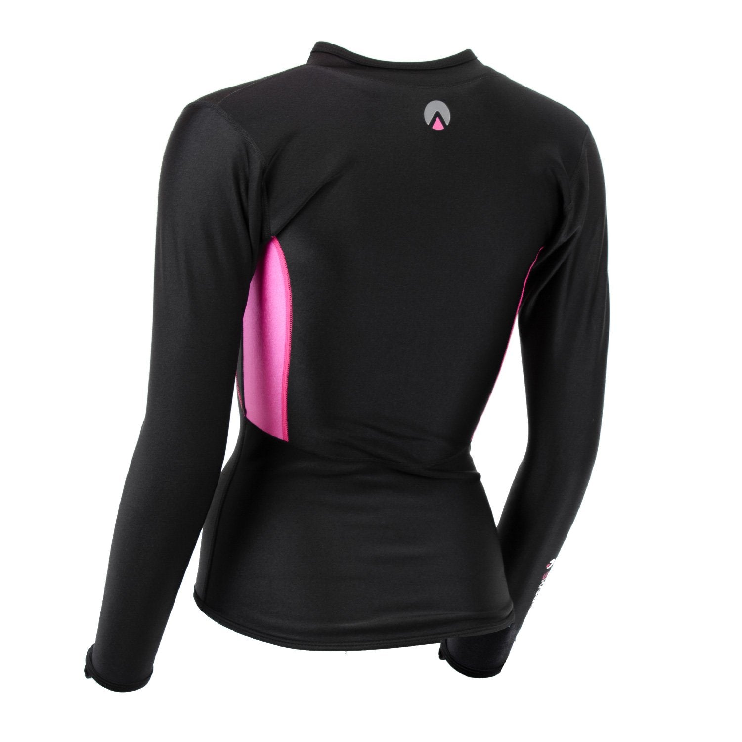 Chillproof Long Sleeve Women Black/Pink Back