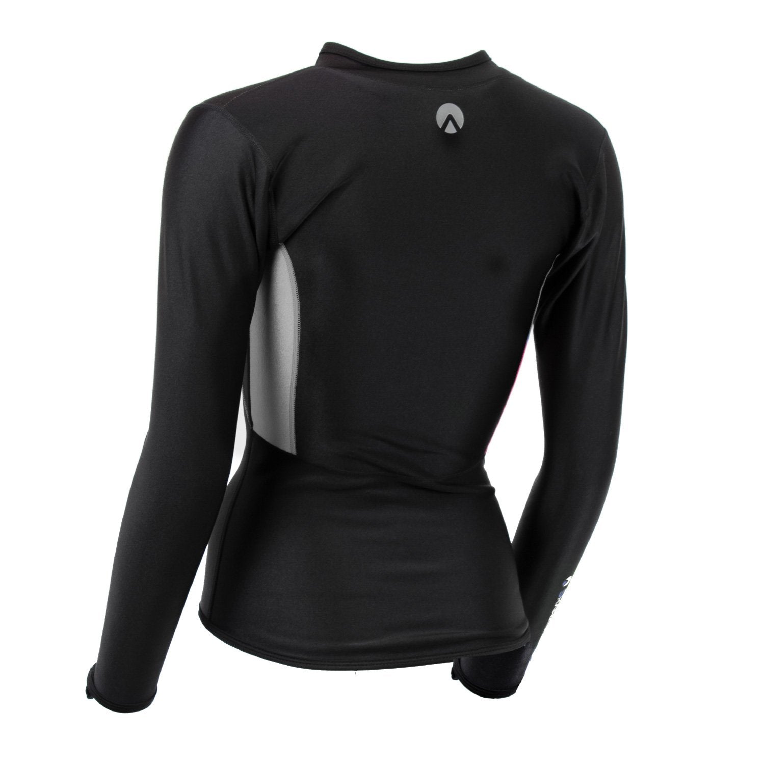 Chillproof Long Sleeve Full Zip Women Black/Black Back