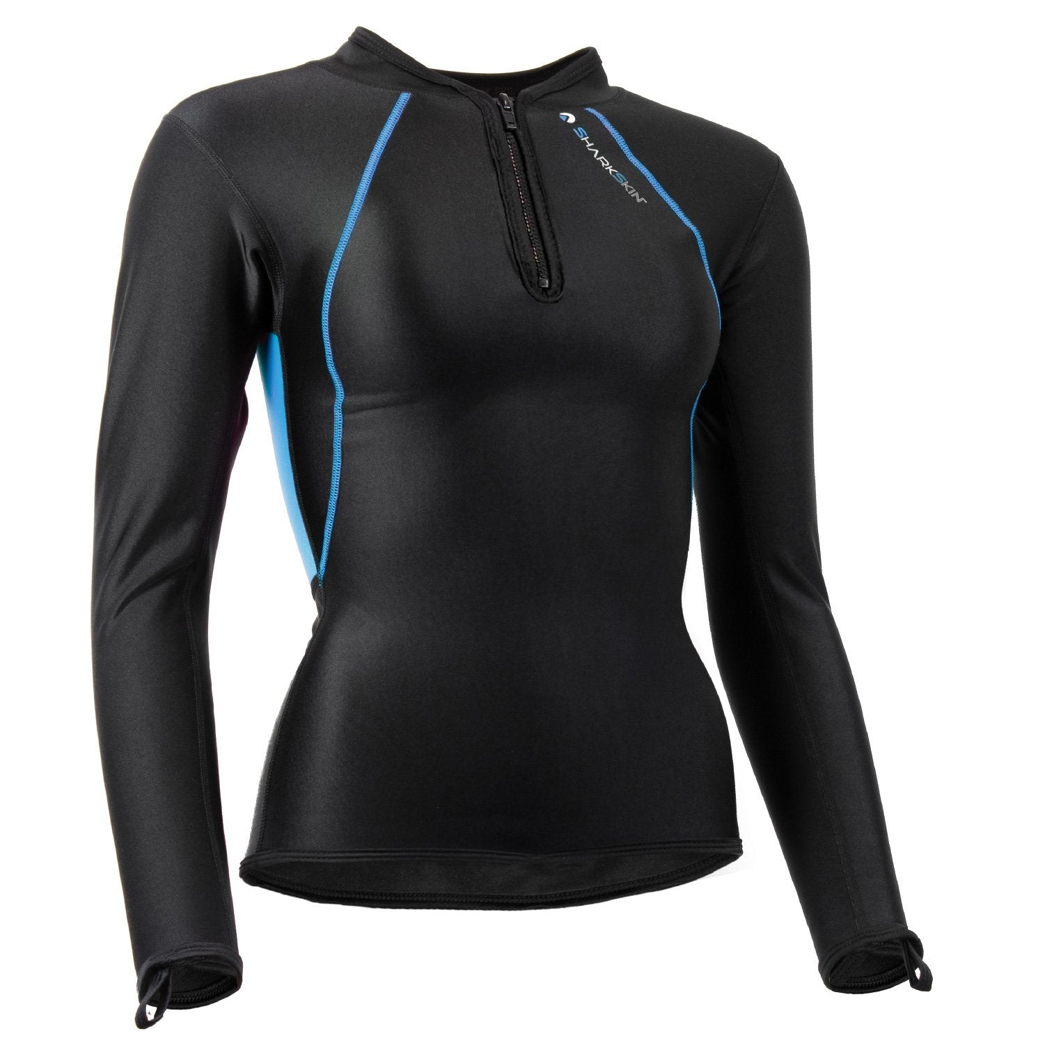 Chillproof Long Sleeve Women Black/Blue