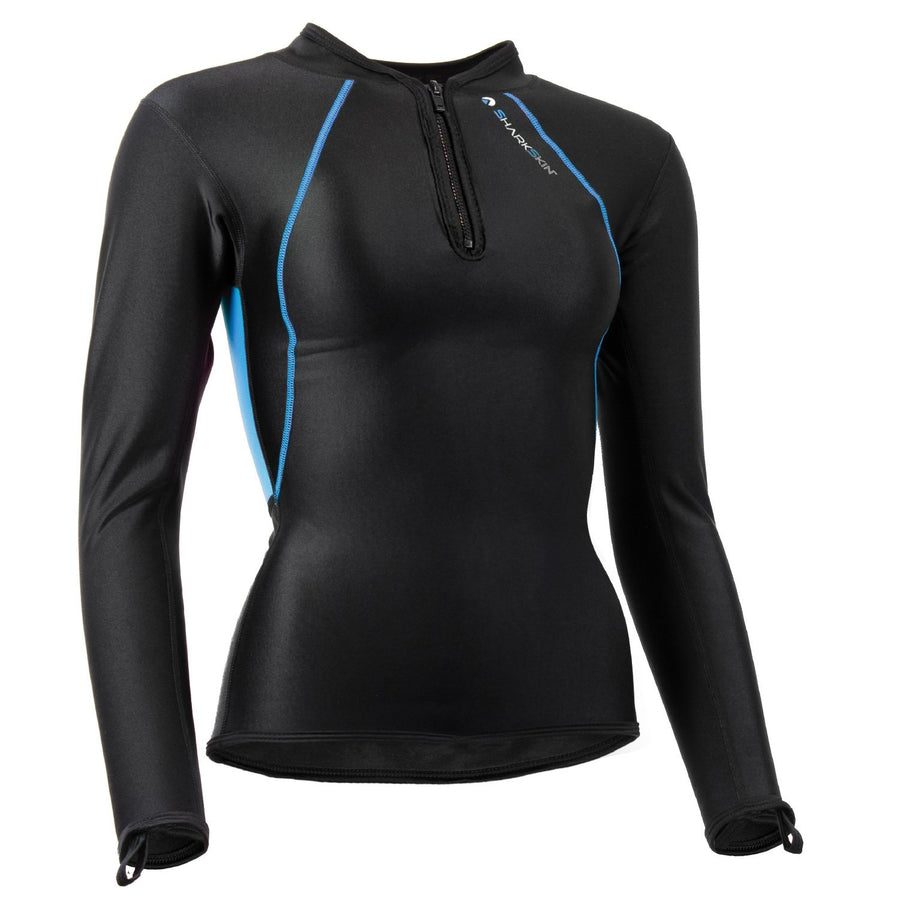 Chillproof Long Sleeve Women Black/Blue