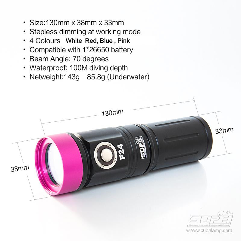 F24 (1,200 Lumens) - Focus Beam Light