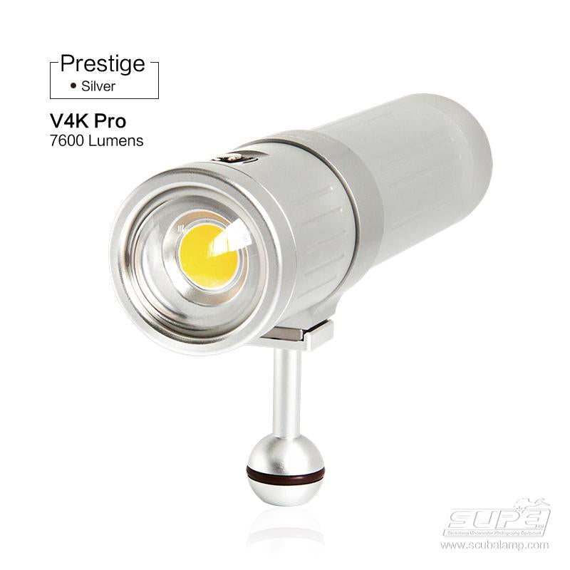 V4K.II PRO (7,600 Lumens) - Extended Battery Semi-Pro Video Light