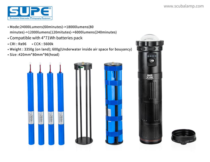 Battery - V12K Light (High Capacity)