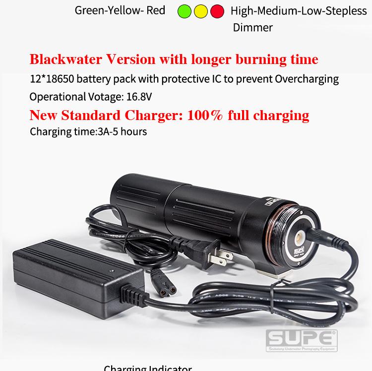 V6K.II PLUS (12,000 lumens) - High Capacity / BLACKWATER Version