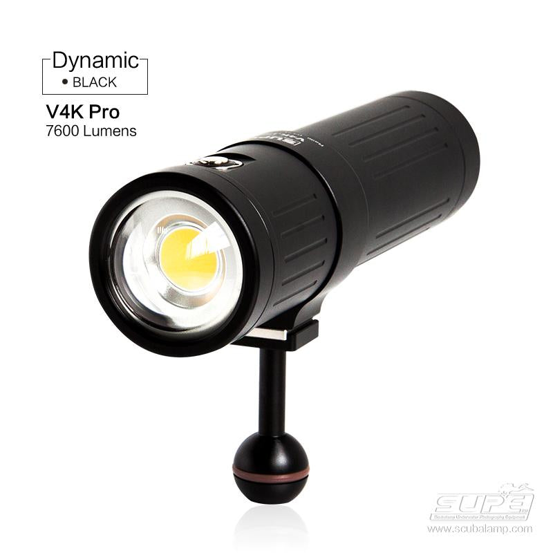 V4K.II PRO (7,600 Lumens) - Extended Battery Semi-Pro Video Light