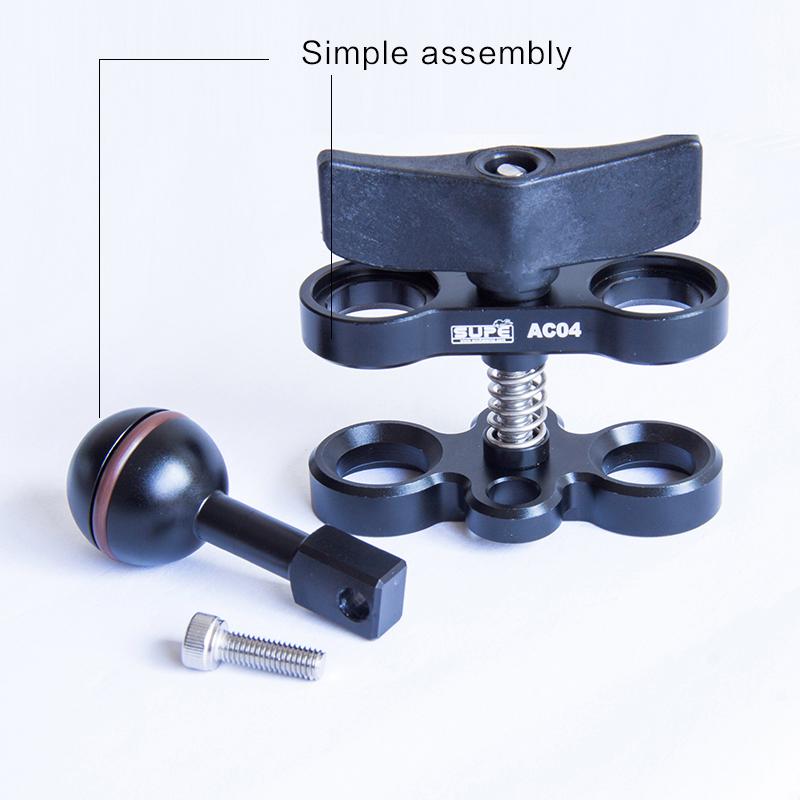 Compression Clamp with Ball Mount